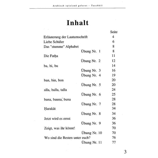 Taschkil - Arabisch spielend gelernt