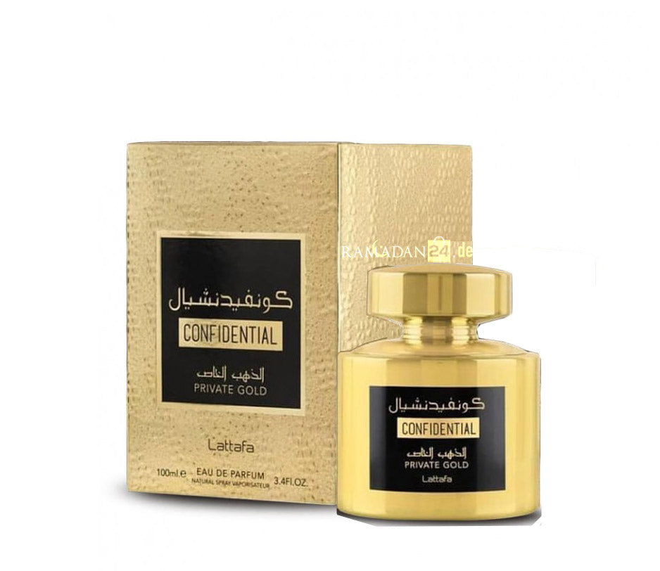 Confidential Private Gold EDP – 100ML von Lattafa – Unisex39,